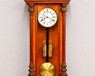 Riechel Bros. 2 Weight German Wall Clock