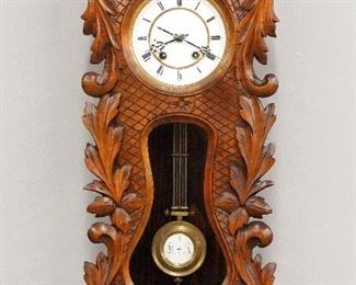 Carved Lenzkirch Wall Clock
