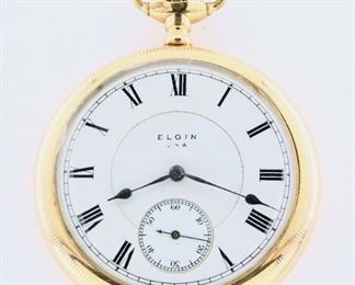 Elgin Father Time Pocket Watch