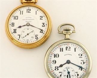 2 Illinois Pocket Watches