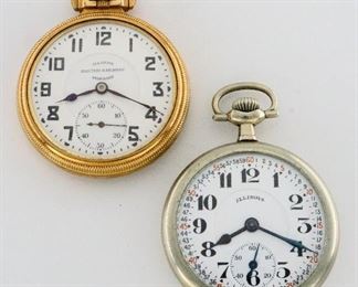 2 Illinois Pocket Watches