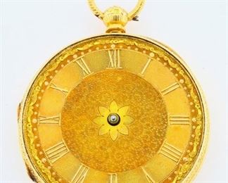 18k Gold Payne & Son Pocket Watch