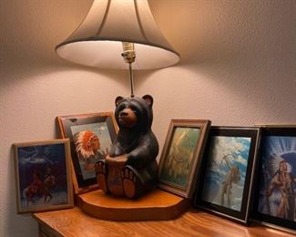 Bear table lamp