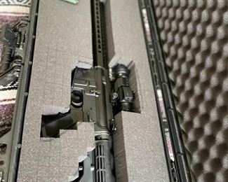 Automatic rifle with Vortex sight