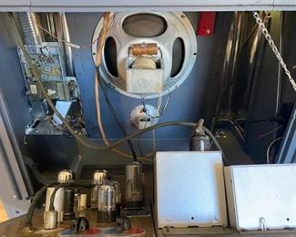 Interior view of 1953 Seeburg Jukebox