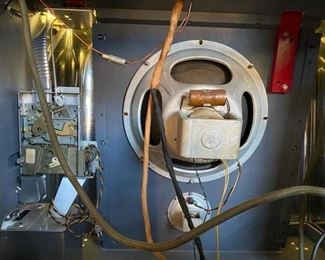 Interior view of 1953 Seeburg Jukebox