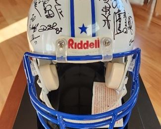 Autographed Super Bowl 40 Football Helmet! Autographed by all 40 MVPs from 40 years