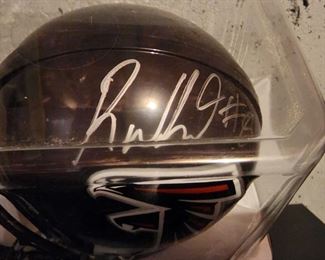 Atlanta Falcons Roddy White #84 Autographed Mini Helmet