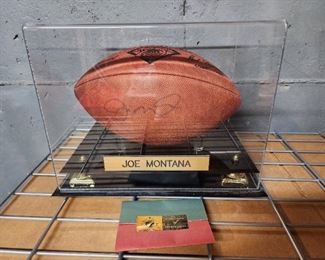 Joe Montana Autographed Football