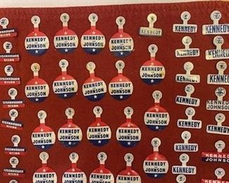 Authentic Political Campaign Buttons Presidential Memorabilia 