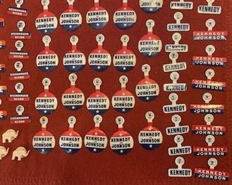 Authentic Political Campaign Buttons Presidential Memorabilia 