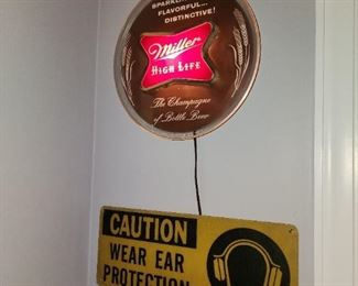 Miller High Life Beer Neon Advertising Sign