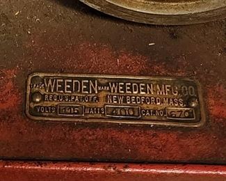 Weeden MFG CO. Hit and Miss Engine Steam Engine