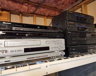 Electronics VHS, VCR, Receivers 