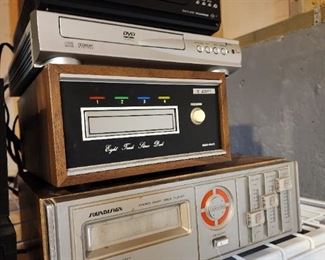 Electronics VHS, VCR, Receivers, 8 Track player
