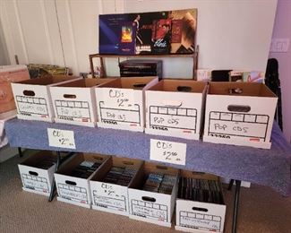 CD's Set up at the home