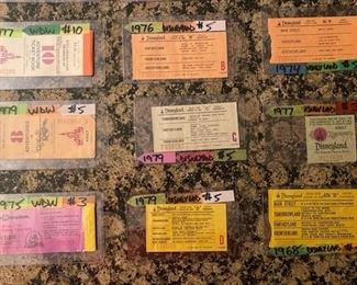 Vintage Disney Theme Park Tickets & Collectibles