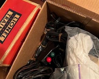 Box of train tracks