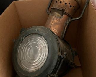 Copper top train light