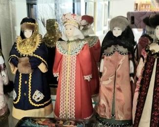 Unusual Russian Cone dolls