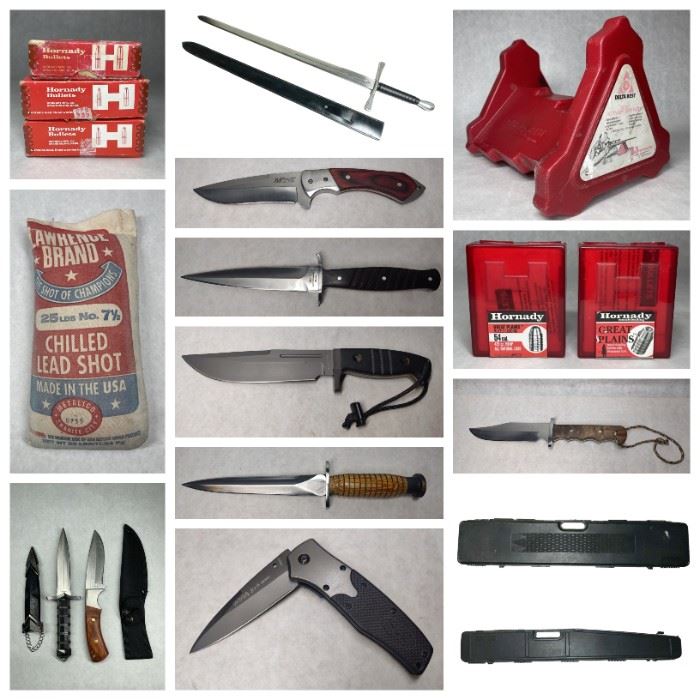 Vintage Canon 7S Film Camera, Zenza Bronica ETR Camera, LOTS of Knives, Delta Shopmaster BS100 Band Saw, Japanese Lustreware Tea Set, Vintage Hermes Baby Typewriter, White Gate Work Bench, Jewelry Pulse Welding Machine, Nikon N90s Film Camera, Toyo Omega View 45D Camera, Leather Saddles, Djembe Drum & More!