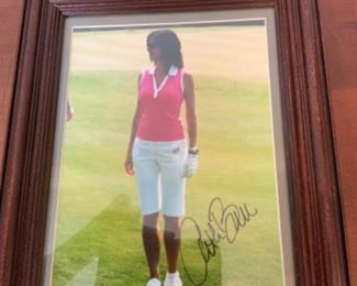 Catherine Bell, actor. BMW championship. Cliffs, SC.