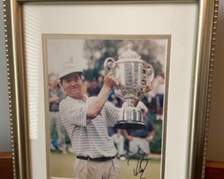 Davis Love, signed in 1997, at the masters.