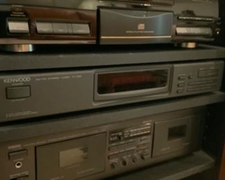 Complete stereo system.