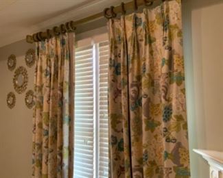 Custom window treatment.