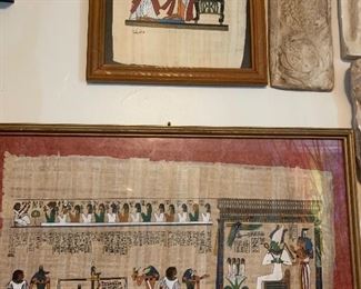 Egyptian art- several pieces