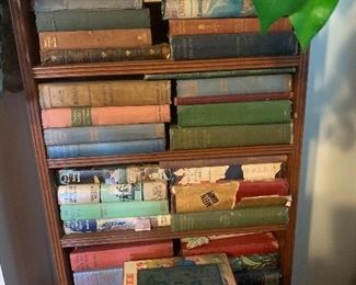 Assorted old books. Most in fair to good shape