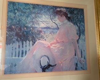 Asst. prints.paintings.wall-hangings