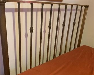 brass bed. full size. mattress and box also avail
