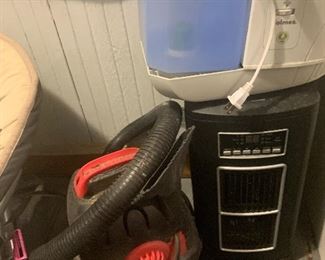 Appliances/household tools. Shop vac, space heater, vaporizer, etc.