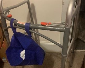 Walker. Crutches also available.