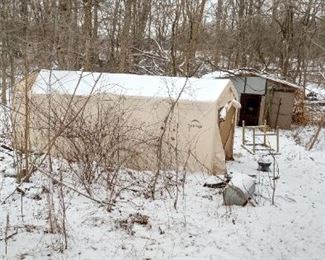 Standing quanset with tears