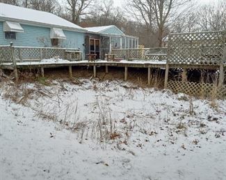 Back pool deck you remove