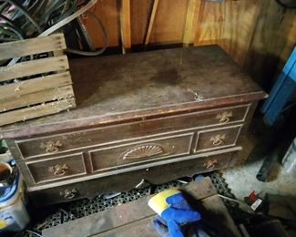 One of several chests