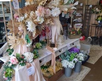 Floral Arrangement, Silk Flowers