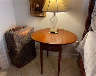 Pair of side tables, matching both drop leaf 