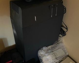 Bose acousticmass surround sound system. 