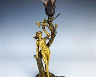 FERVILLESUAN ART NOUVEAU BRONZE