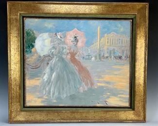 ICART PLACE DE LA CONCORDE PAINTING