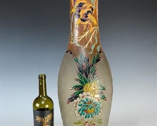 MONUMENTAL LEGRAS VASE