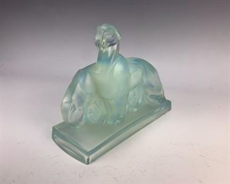 SABINO GLASS PANTHERS SCULPTURE