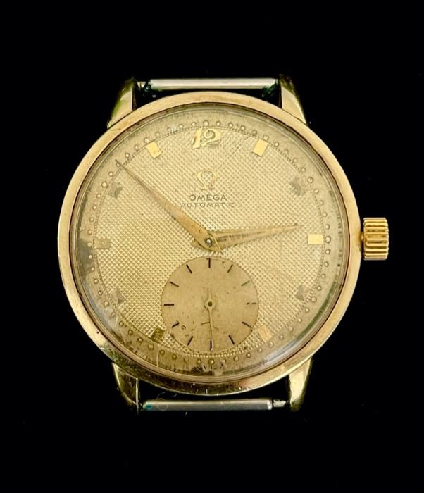 Fine Vintage 14K Yellow Gold Omega Wristwatch