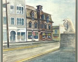 M. Adair Original Watercolor Painting 