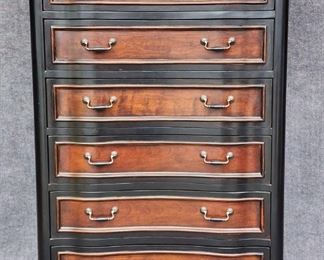 20th C Hooker Furniture Two tone tall chest 