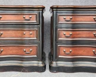  20th C Hooker Furniture end side tables