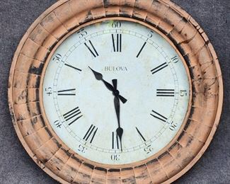 Bulova Wall Clock Battery Operated